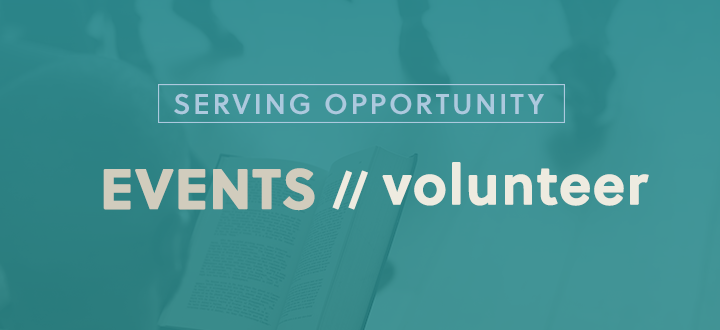 Event Volunteers Needed