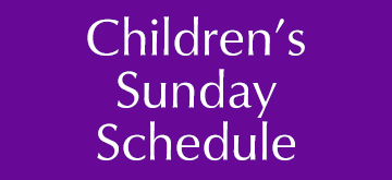 Children's Sunday Schedule